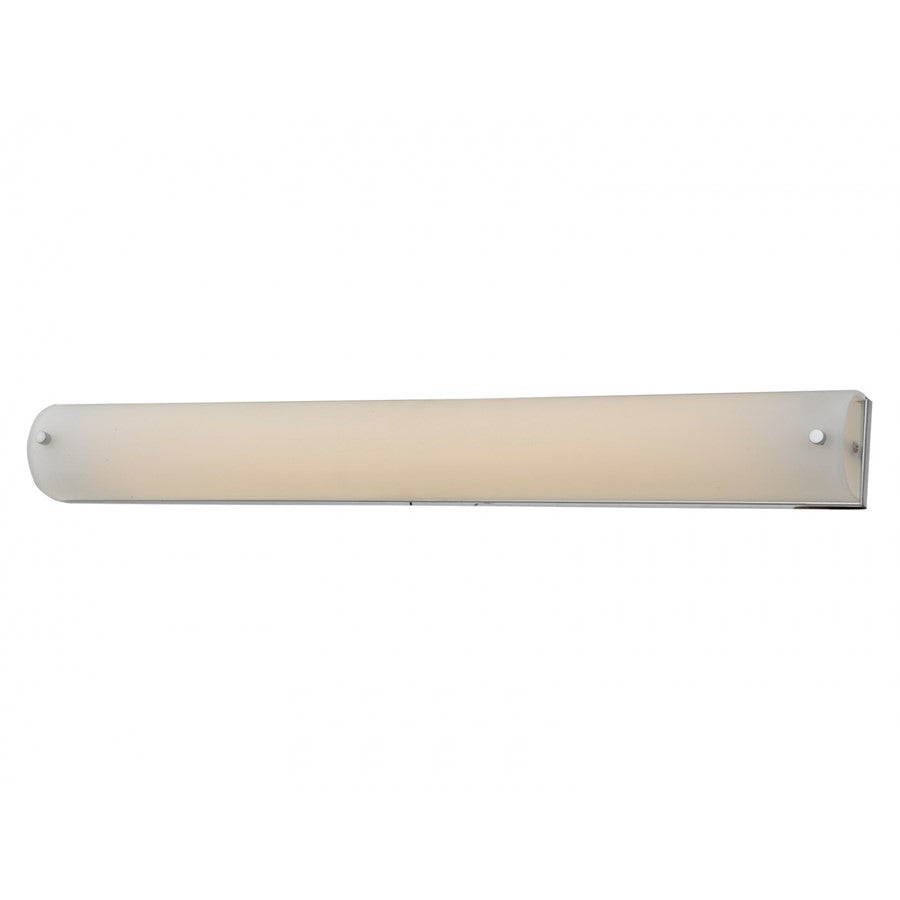 Avenue Lighting Cermack St. 36in LED Bath Bar | Polished Chrome Steel and Glass | Bathroom Vanity & Grooming | 3600 Lumens, 3000K | Model HF1113-CH