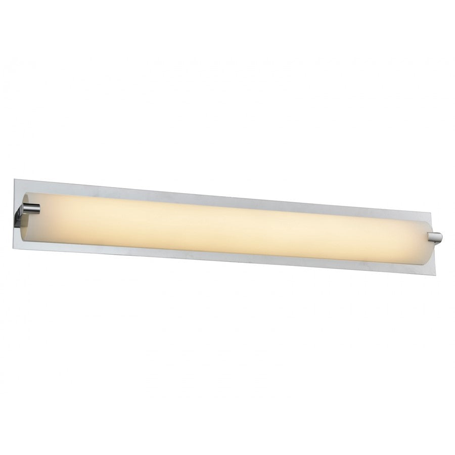 Avenue Cermack St. 38in 1-Light LED Vanity Light | Modern Polished Chrome and Glass | Bathroom Vanity | 38 x 4 x 2 in | Model HF1116-CH