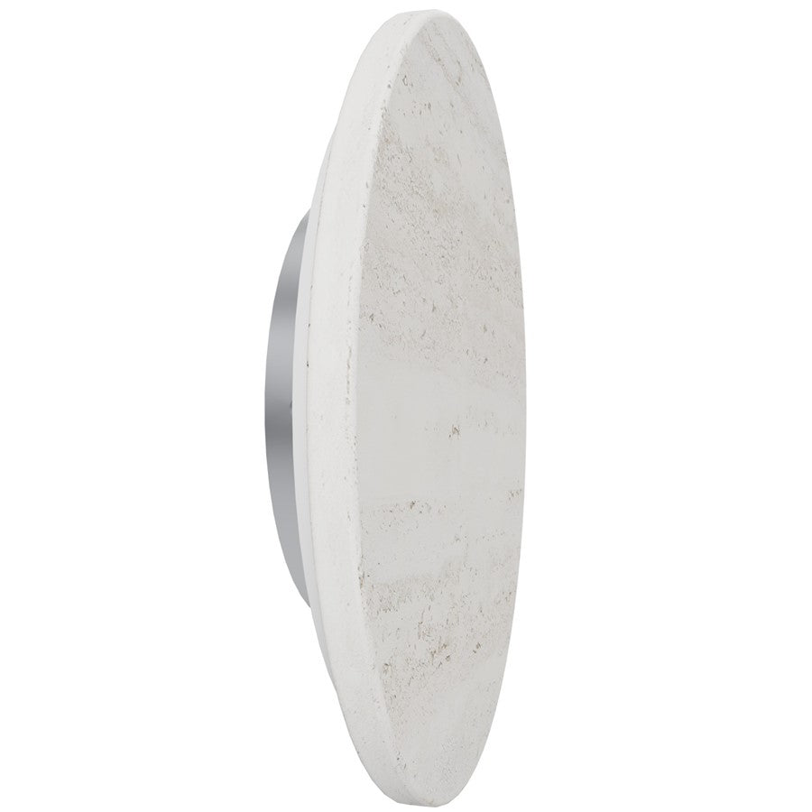 Avenue Lighting Sorrento 9in 1-Light Wall Sconce | Contemporary White Metal | Bedroom & Hallway Accent Light | 9 x 9 x 9 in | Model HF1170-TR