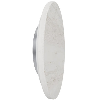 Avenue Lighting Sorrento 9in 1-Light Wall Sconce | Contemporary White Metal | Bedroom & Hallway Accent Light | 9 x 9 x 9 in | Model HF1170-TR