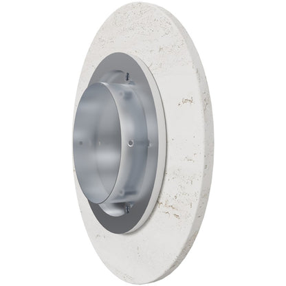 Avenue Lighting Sorrento 12in 1-Light Wall Sconce | Contemporary White Metal | Hallway & Bedroom Ambient Light | 12 x 12 x 12 in | Model HF1171-TR