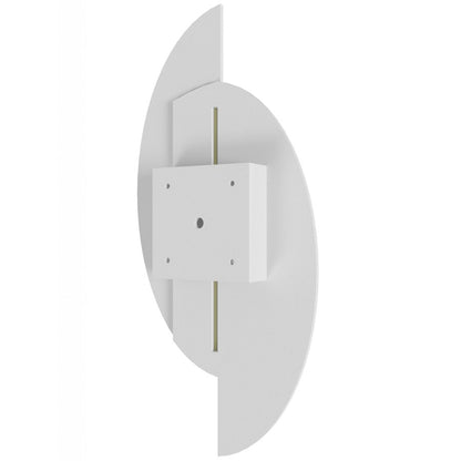 Avenue Lighting Parker 20in 1-Light Wall Sconce | White Metal/Plaster | Modern Half Moon | Bedroom & Hallway | 10 x 20 in | Model HF1371-WHT