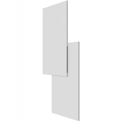 Avenue Lighting Parker 21in 1-Light Wall Sconce | Modern White Metal/Plaster | Bedroom & Hallway Accent | 10 x 21 in | Model HF1372-WHT