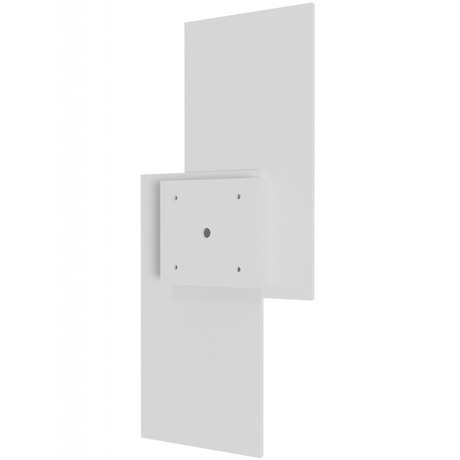 Avenue Lighting Parker 21in 1-Light Wall Sconce | Modern White Metal/Plaster | Bedroom & Hallway Accent | 10 x 21 in | Model HF1372-WHT