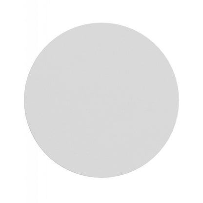 Avenue Lighting Parker 15in 1-Light Round Wall Sconce | Modern White Metal/Plaster | Bedroom & Hallway Accent | 15 x 15 in | Model HF1376-WHT