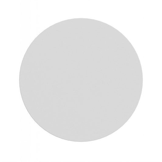 Avenue Lighting Parker 15in 1-Light Round Wall Sconce | Modern White Metal/Plaster | Bedroom & Hallway Accent | 15 x 15 in | Model HF1376-WHT