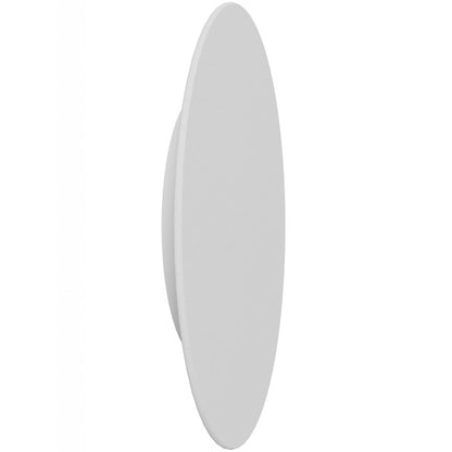 Avenue Lighting Parker 15in 1-Light Round Wall Sconce | Modern White Metal/Plaster | Bedroom & Hallway Accent | 15 x 15 in | Model HF1376-WHT