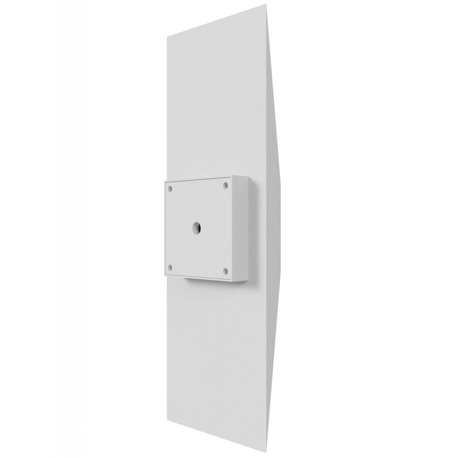 Avenue Lighting Parker 2-Light 18in Wall Sconce | Modern White Metal/Plaster | Bedroom & Hallway Accent Light | 7 x 18 in | Model HF1377-WHT