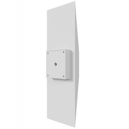 Avenue Lighting Parker 2-Light 18in Wall Sconce | Modern White Metal/Plaster | Bedroom & Hallway Accent Light | 7 x 18 in | Model HF1377-WHT