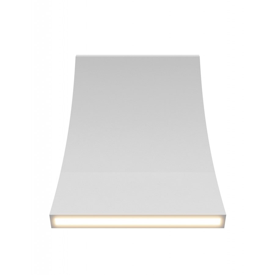 Avenue Lighting Parker 1-Light 11in Wall Sconce | Modern White Metal/Plaster | Bedroom & Hallway Accent Light | 7 x 11 in | Model HF1378-WHT