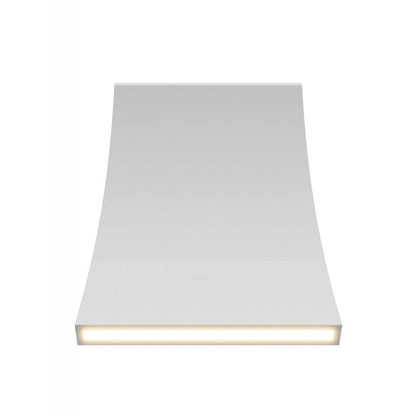 Avenue Lighting Parker 1-Light 11in Wall Sconce | Modern White Metal/Plaster | Bedroom & Hallway Accent Light | 7 x 11 in | Model HF1378-WHT