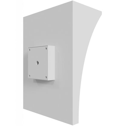 Avenue Lighting Parker 1-Light 11in Wall Sconce | Modern White Metal/Plaster | Bedroom & Hallway Accent Light | 7 x 11 in | Model HF1378-WHT