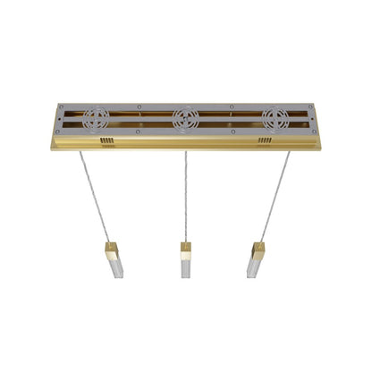 Avenue Lighting Boa 3Lt 130" Pendant/Multi Port, Brushed Brass