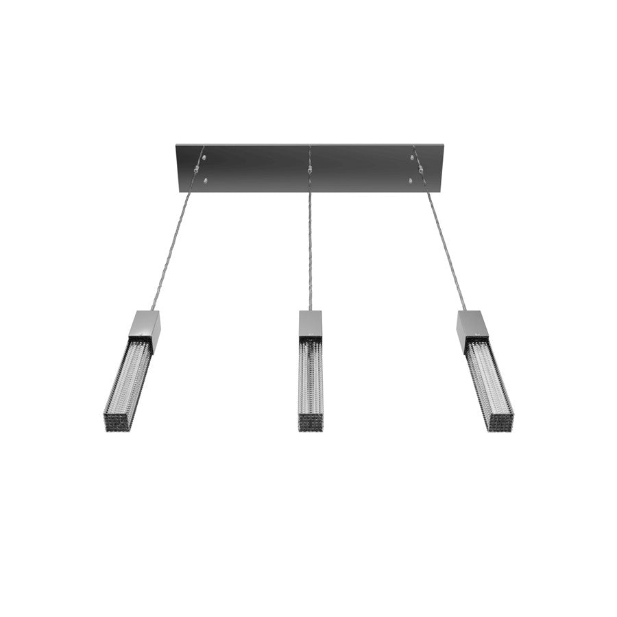 Avenue Lighting Boa 3Lt 130" Pendant/Multi Port, Chrome