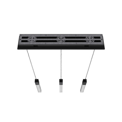 Avenue Original Glacier 3Lt 130" Pendant, Black/Snow