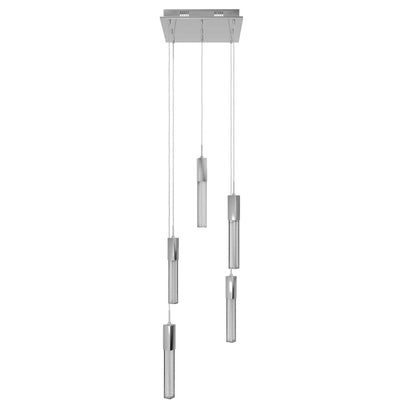Avenue Lighting Boa 5Lt 144" Pendant/Multi Port, Chrome