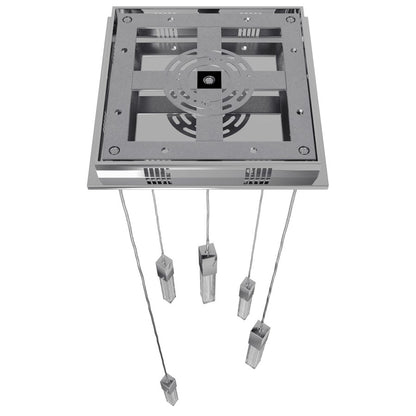Avenue Lighting Boa 5Lt 144" Pendant/Multi Port, Chrome