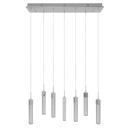 Avenue Lighting Boa 7 Light 130" Pendant, Polished Chrome