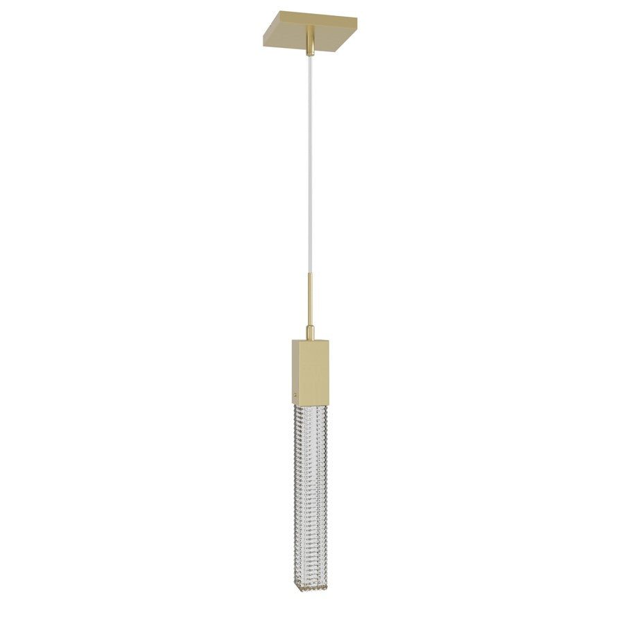 Avenue Lighting Boa 1 Light 120" Pendant, Brushed Brass