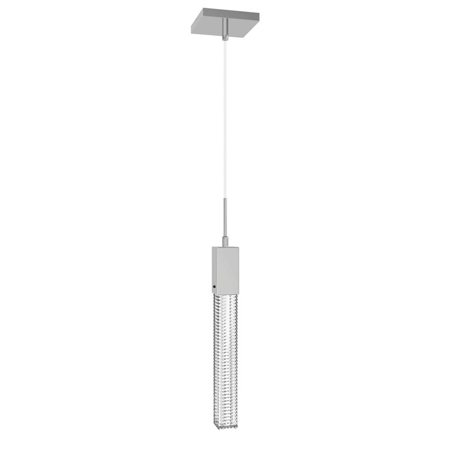 Avenue Lighting Boa 1 Light 120" Pendant, Polished Chrome