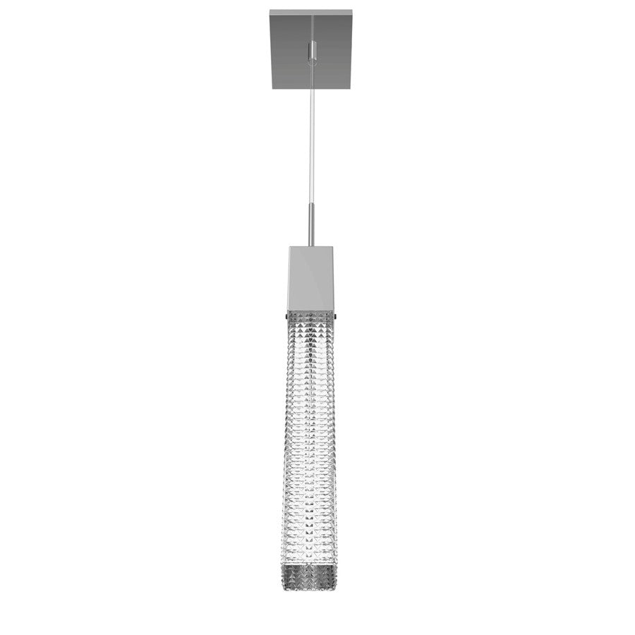Avenue Lighting Boa 1 Light 120" Pendant, Polished Chrome