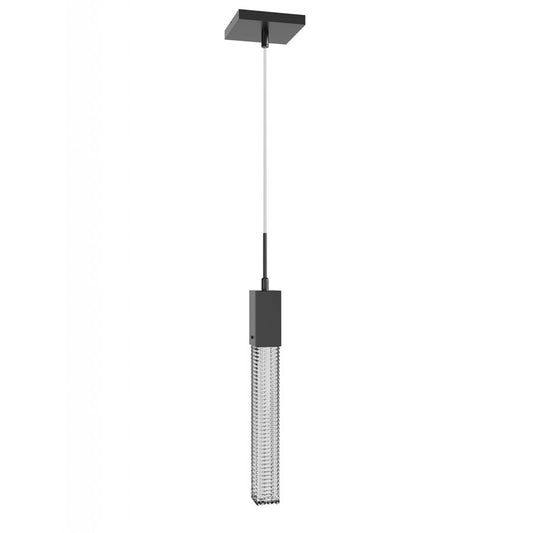 Avenue Lighting Boa 1 Light 120" Pendant, Dark Bronze