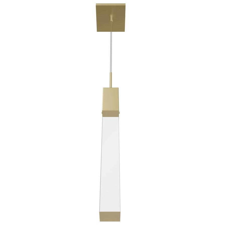 Avenue Original Glacier 1Lt 120" Pendant, Brass/Clear Crystal