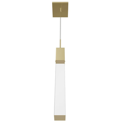 Avenue Original Glacier 1Lt 120" Pendant, Brass/Clear Crystal