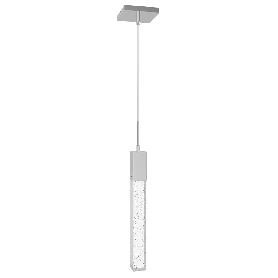 Avenue Original Glacier 1Lt 120" Pendant, Chrome/Bubble Crystal