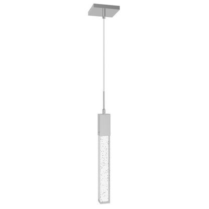 Avenue Original Glacier 1Lt 120" Pendant, Chrome/Bubble Crystal
