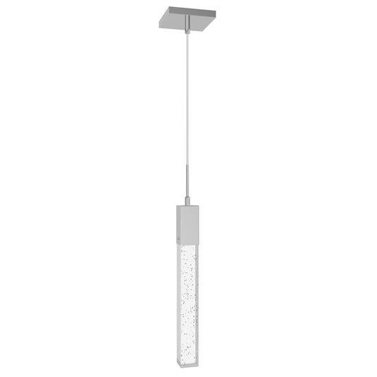 Avenue Original Glacier 1Lt 120" Pendant, Chrome/Bubble Crystal