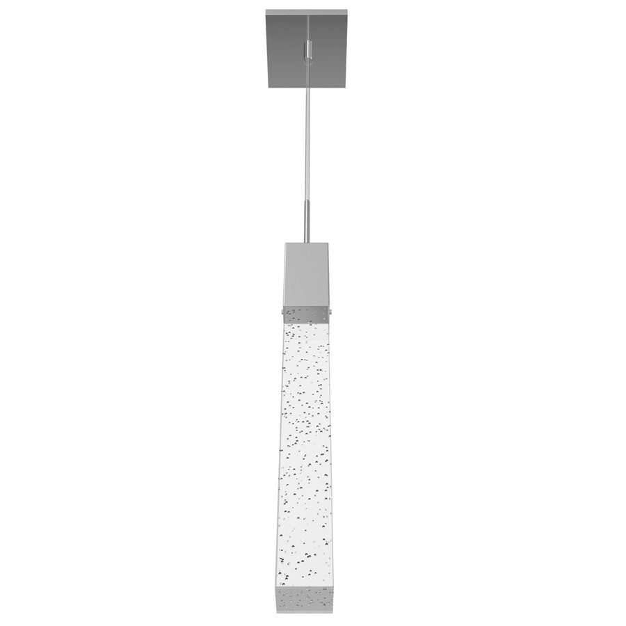 Avenue Original Glacier 1Lt 120" Pendant, Chrome/Bubble Crystal