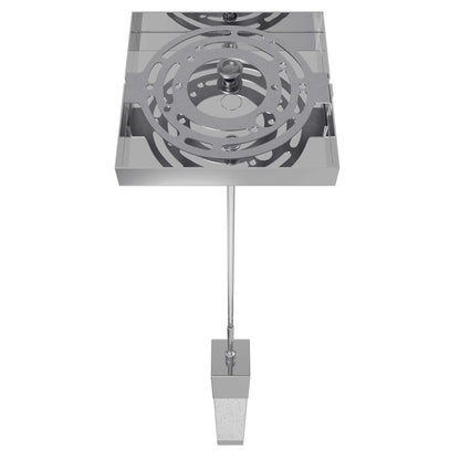 Avenue Original Glacier 1Lt 120" Pendant, Chrome/Bubble Crystal