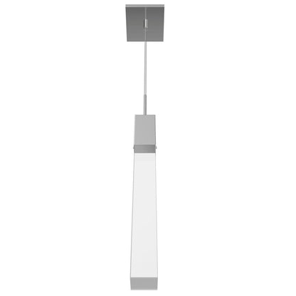 Avenue Original Glacier 1Lt 120" Pendant, Chrome/Crystal