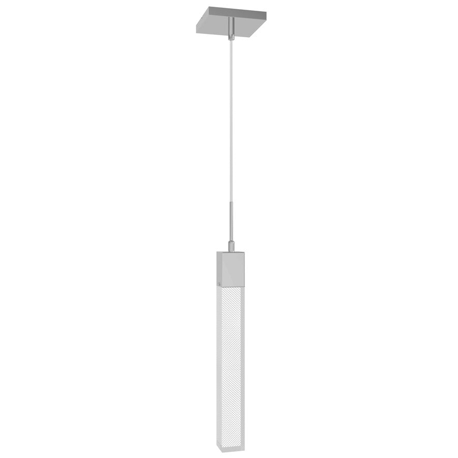 Avenue Original Glacier 1Lt 120" Pendant, Chrome/Snow