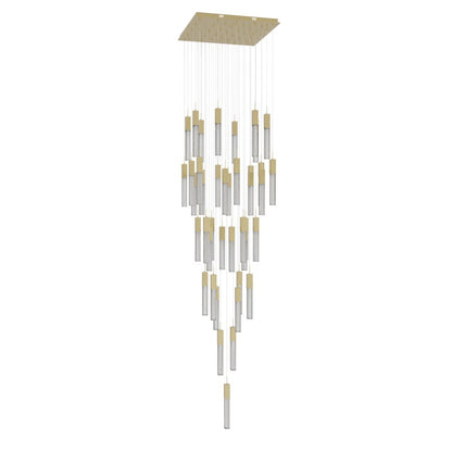 Avenue Lighting Boa 41Lt 174" Pendant/Multi Port, Brass