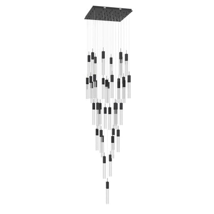 Avenue Original Glacier 41Lt 174" Pendant, Black/Crystal