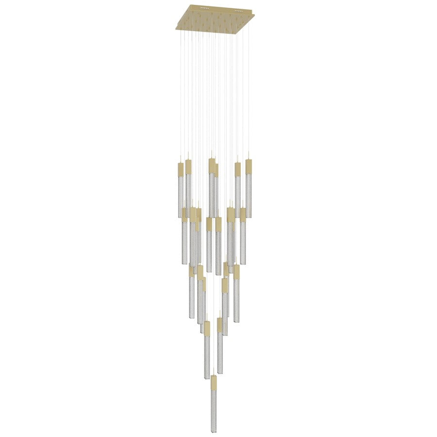 Avenue Lighting Boa 25Lt 174" Pendant/Multi Port, Brass