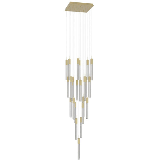 Avenue Lighting Boa 25Lt 174" Pendant/Multi Port, Brass