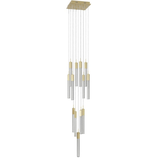 Avenue Lighting Boa 13Lt 148" Pendant/Multi Port, Brass