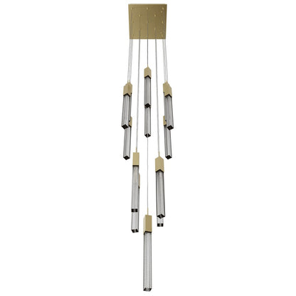 Avenue Lighting Boa 13Lt 148" Pendant/Multi Port, Brass