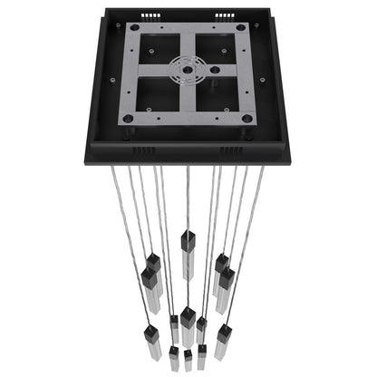 Avenue Lighting Boa 13 Light 148" Pendant/Multi Port , Black