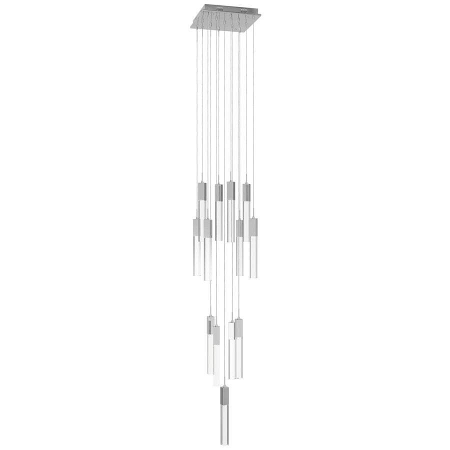 Avenue Original Glacier 13Lt 148" Pendant, Chrome/Crystal