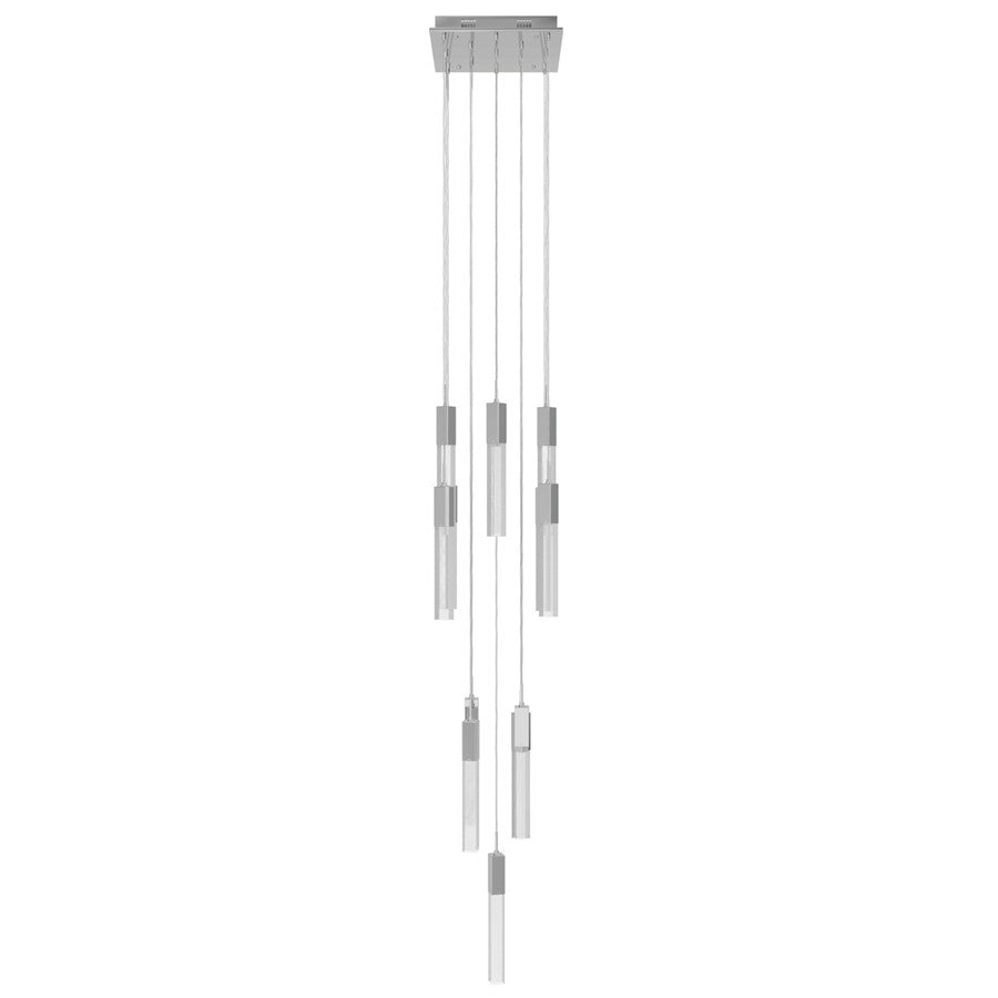 Avenue Original Glacier 13Lt 148" Pendant, Chrome/Snow