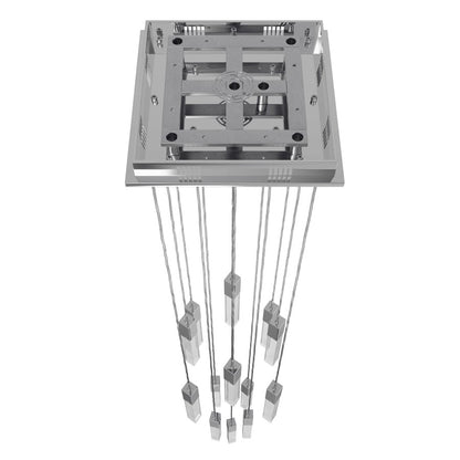Avenue Original Glacier 13Lt 148" Pendant, Chrome/Snow
