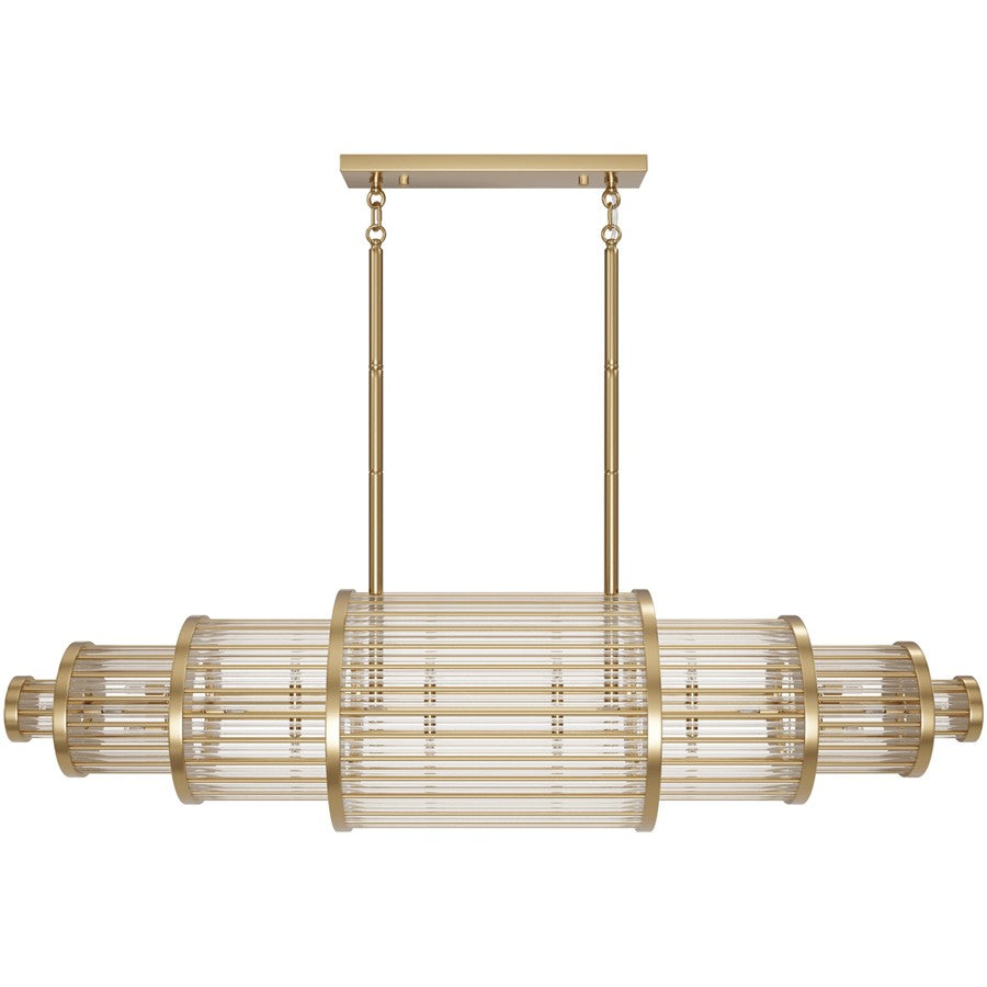 Avenue Lighting Waldorf 28 Light 16" Chandelier, Aged Brass