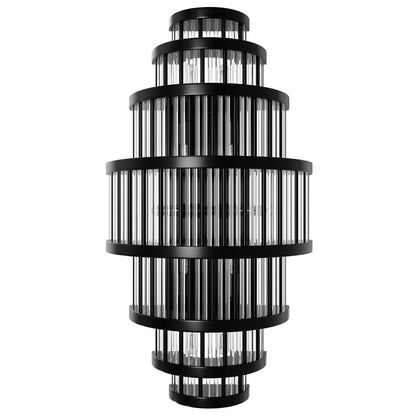 Avenue Lighting Waldorf 8 Light 22" Wall Sconce, Polished Gunmetal