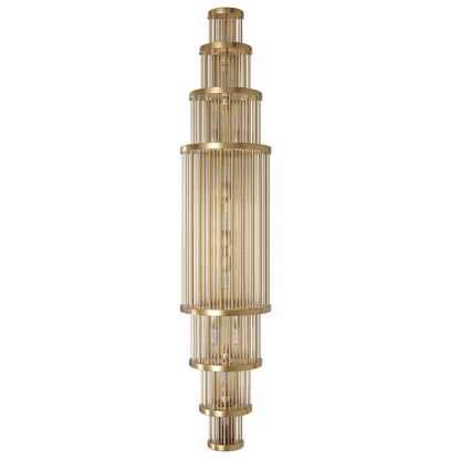 Avenue Lighting Waldorf 11 Light 38" Wall Sconce, Aged Brass