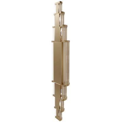 Avenue Lighting Waldorf 11 Light 38" Wall Sconce, Aged Brass