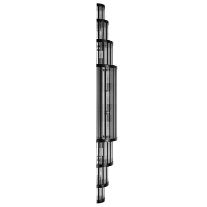 Avenue Lighting Waldorf 11 Light 38" Wall Sconce, Polished Gunmetal